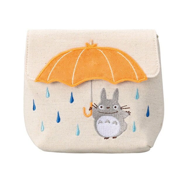 PRE ORDINE - My Neighbor Totoro Coin Purse Totoro Orange Umbrella