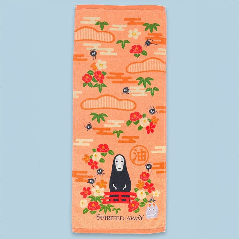 PRE ORDINE - Spirited Away Natsu Towel No Face & Flowers 34 x 80 cm