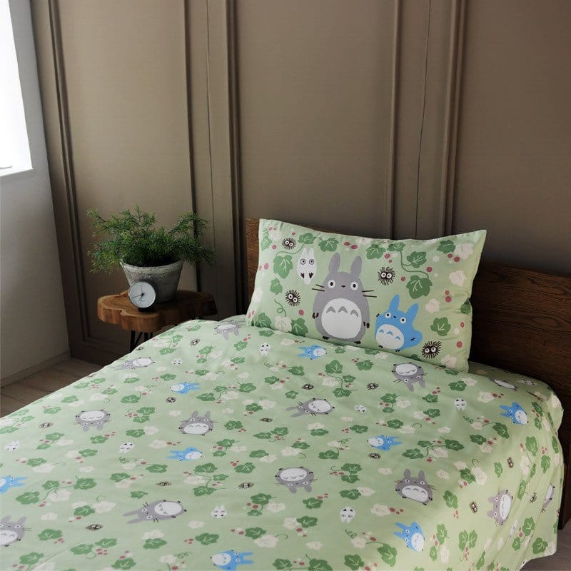 PRE ORDINE - My Neighbor Totoro Natsu Duvet Set Totoro Green Leaf