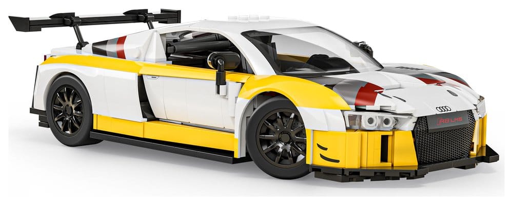 PRE ORDINE - Hot Wheels Elite Mattel Brick Shop Building Set 1/16 '15 Audi R8 LMS