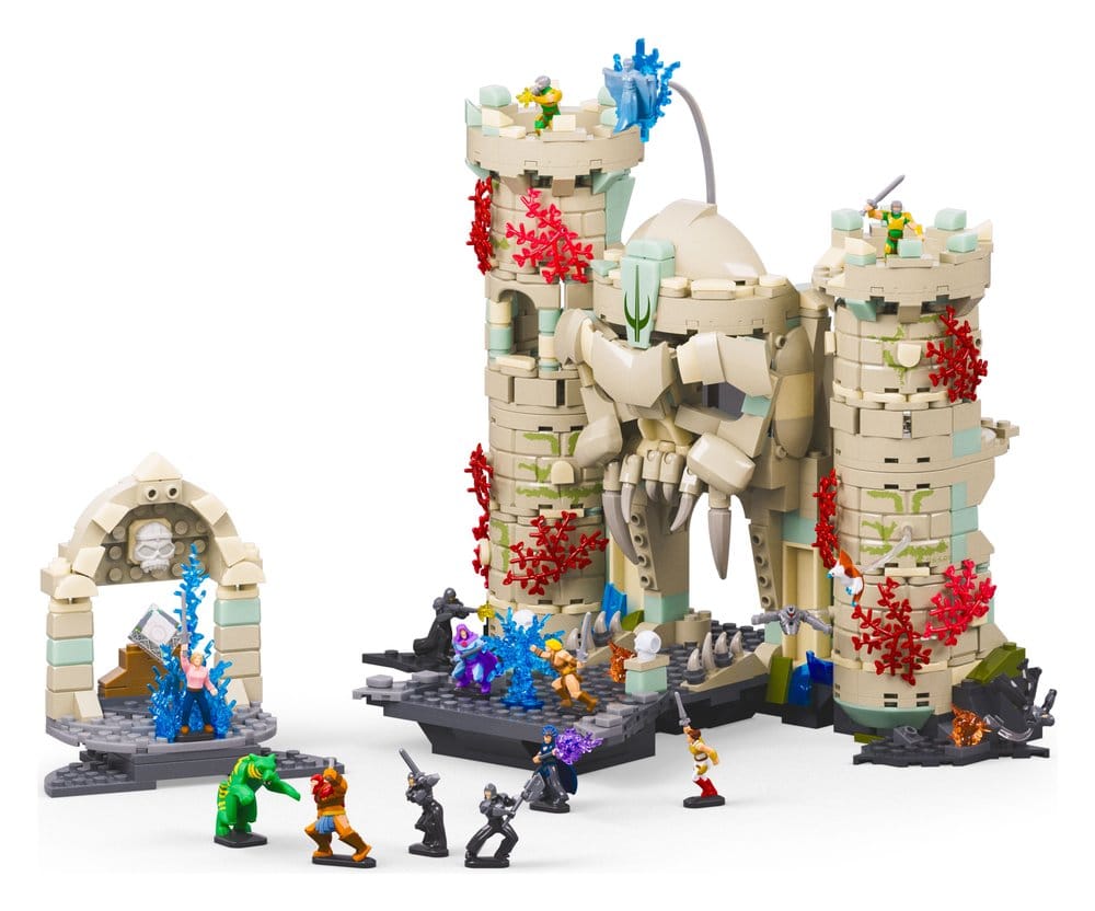 PRE ORDINE - Masters of the Universe Mattel Brick Shop Construction Set Castle Grayskull