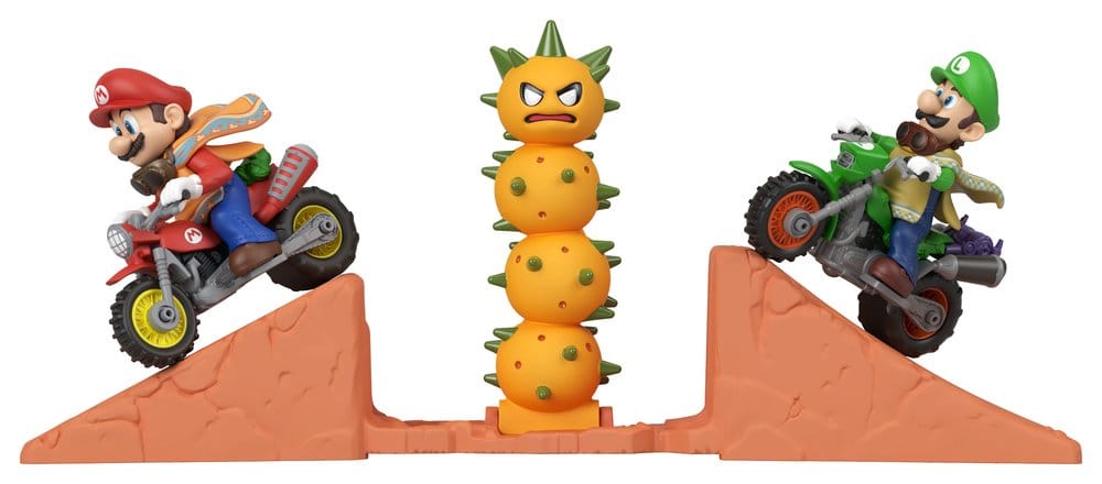 PRE ORDINE - The Super Mario Galaxy Movie Hot Wheels Playset Mario & Luigi Desert Jump