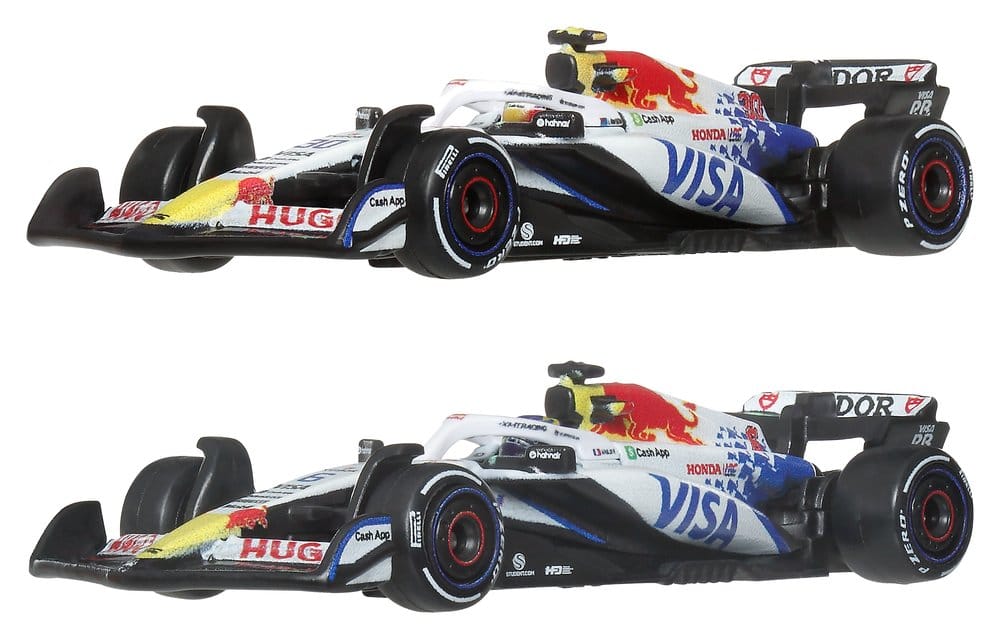PRE ORDINE - Formula 1 Hot Wheels Premium Die-Cast Vehicle 2-Pack 1:64 Team Visa Cash App Racing Bulls