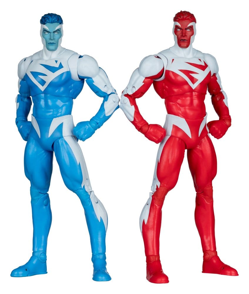 PRE ORDINE - DC Multiverse Action Figures 2-Pack Superman Blue vs. Superman Red (Gold Label) 18 cm