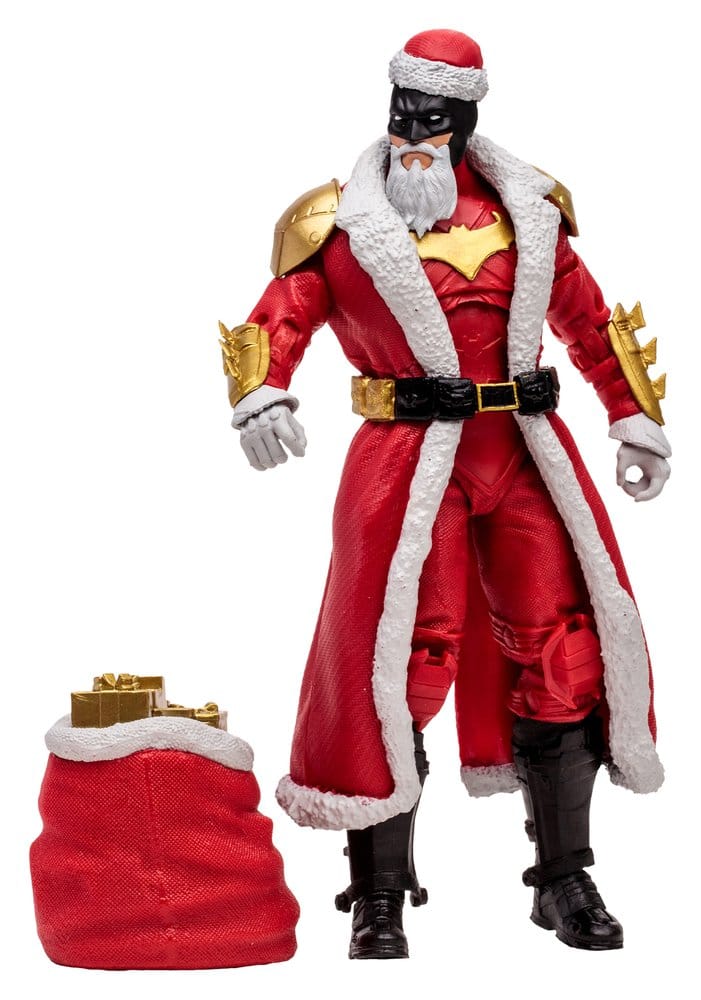PRE ORDINE - DC Multiverse McFarlane Vault Collection Action Figure Batman (Red Santa Suit) 18 cm