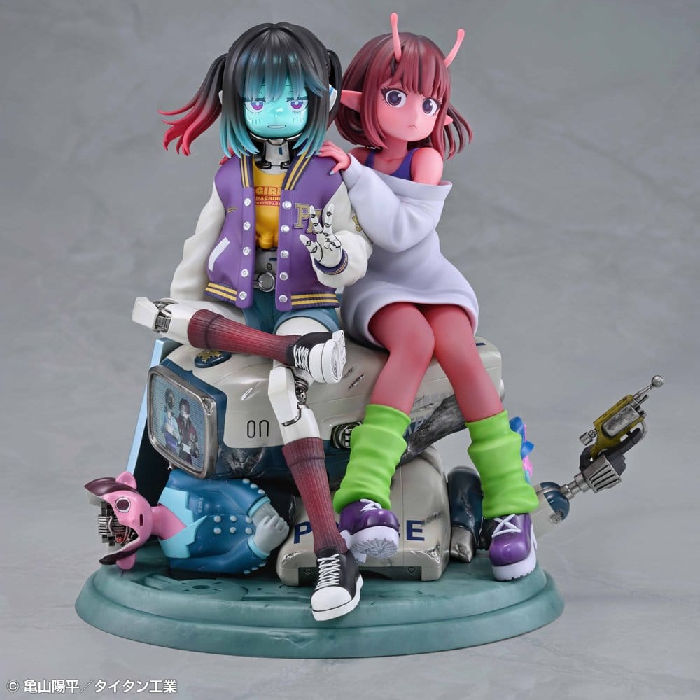 PRE ORDINE - Milky Subway The Galactic Limited Express PVC Figures 2-Pack Chiharu & Makina 18 cm