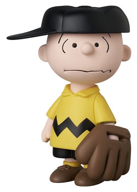 PRE ORDINE - MLB × Peanuts UDF PVC Figure Chicago White Sox Charlie Brown 9 cm