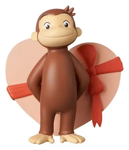 PRE ORDINE - Curious George UDF Mini Figure w/Heart 6 cm