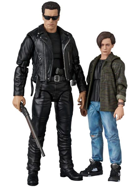 PRE ORDINE - Terminator 2 MAFEX Action Figure T-800 (T2 Ver.) & John Connor 16 cm