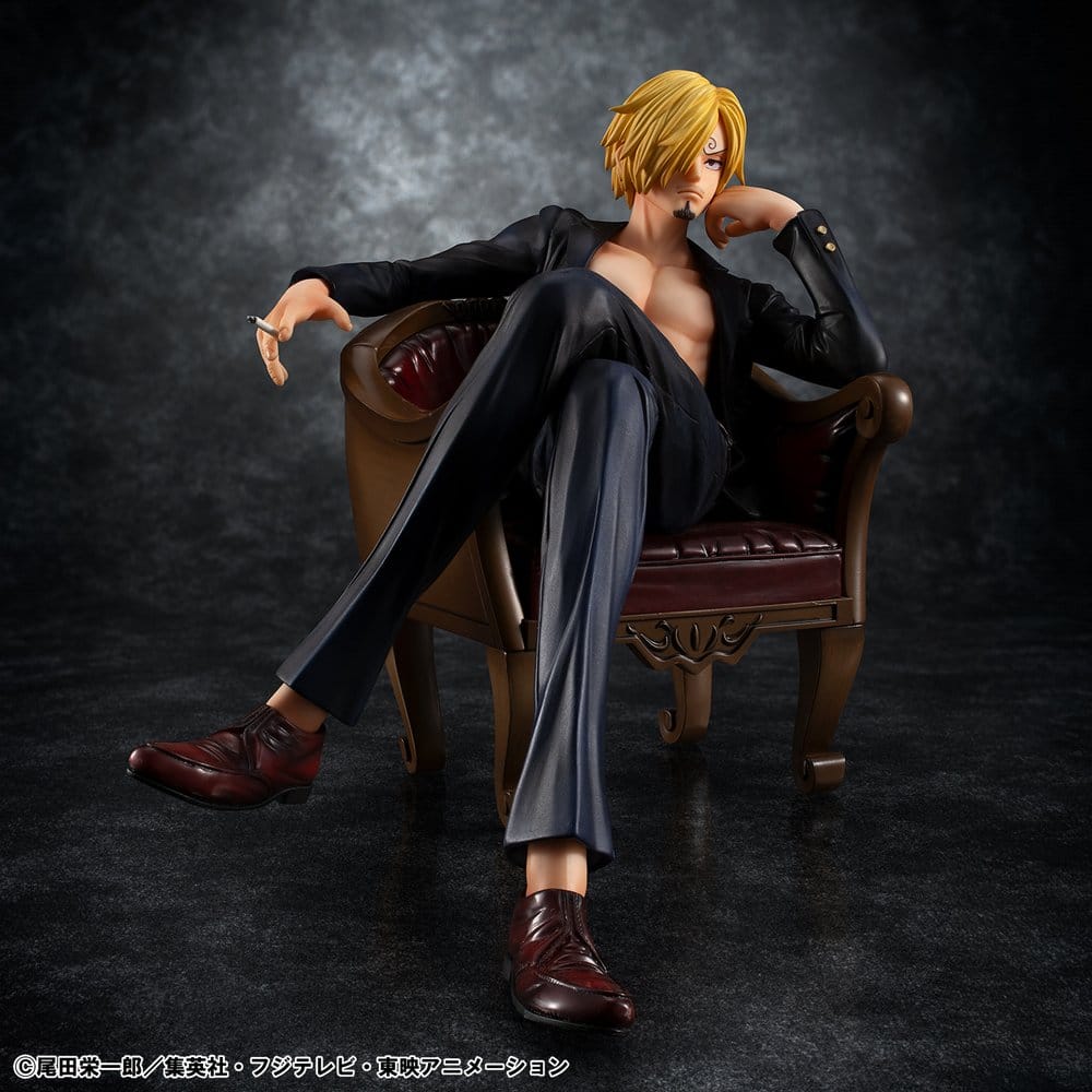 PRE ORDINE - One Piece Portrait.Of.Pirates "S.O.C" PVC Figure Sanji Ver.R 14 cm