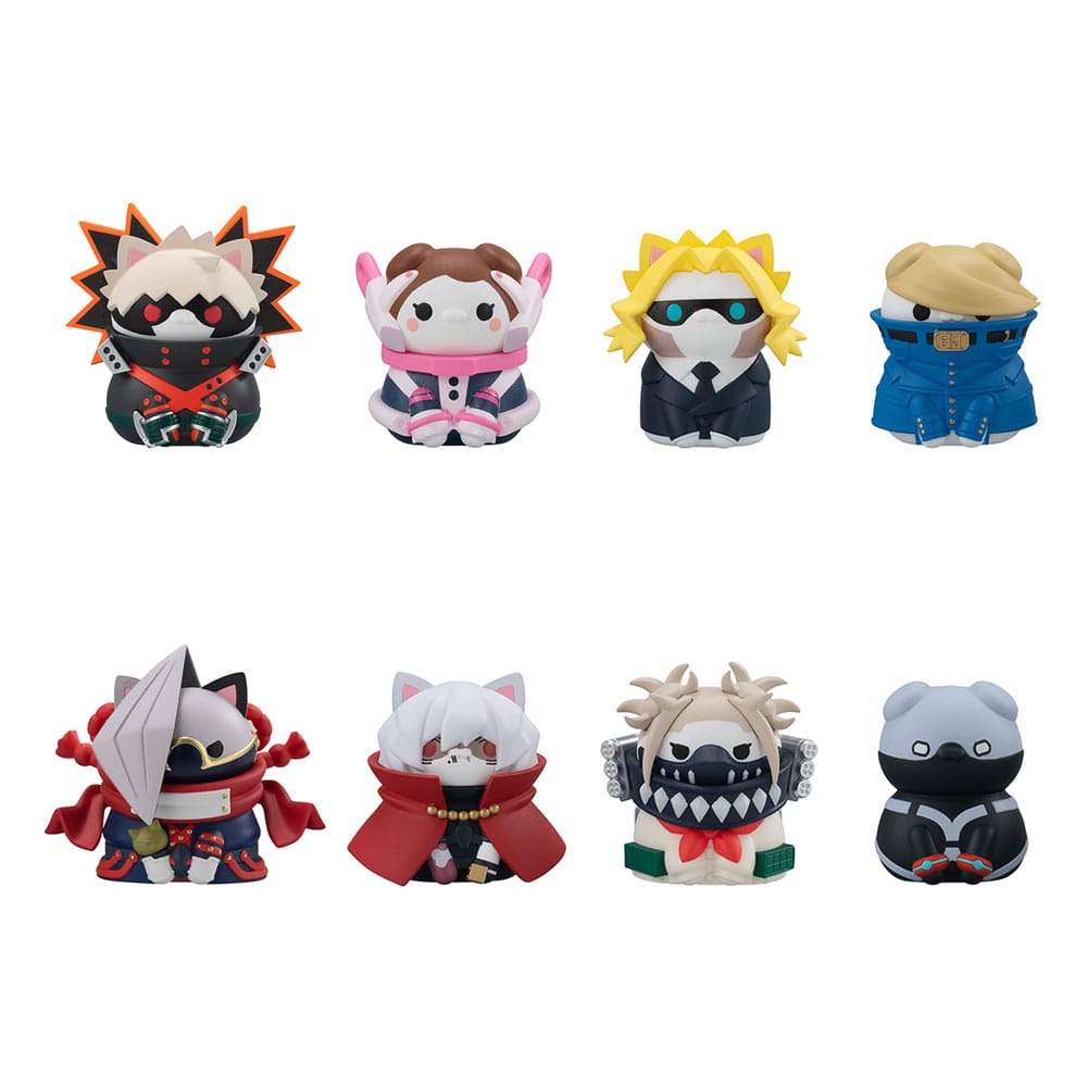 PRE ORDINE - My Hero Academia Mega Cat Project Mini Figures Heroaca Cats No.02 3 cm Blind Box Assortment (8) (Repeat)
