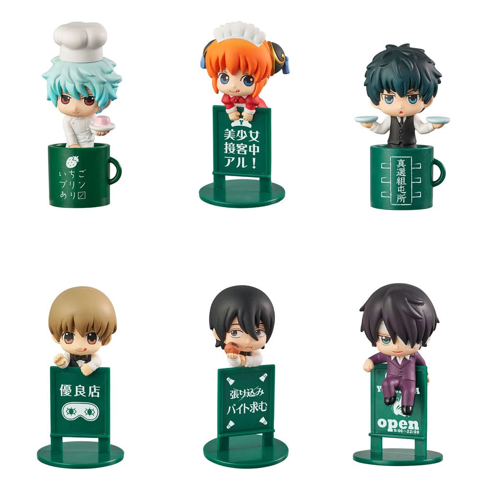PRE ORDINE - Gintama Ochatomo Series Trading Figure 5 cm Yorozuya Cafe Assortment (8)