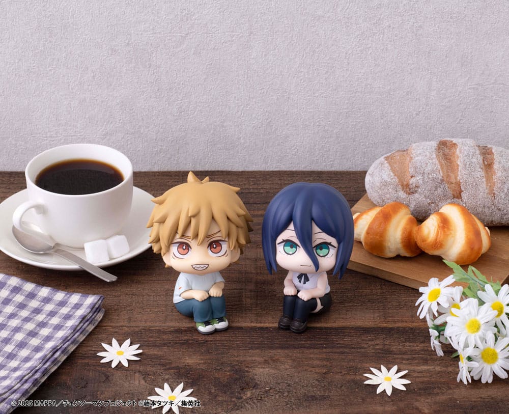 PRE ORDINE - Chainsaw Man The Movie: Reze Arc Look Up PVC Statues Denji & Reze Set (with gift) 11 cm