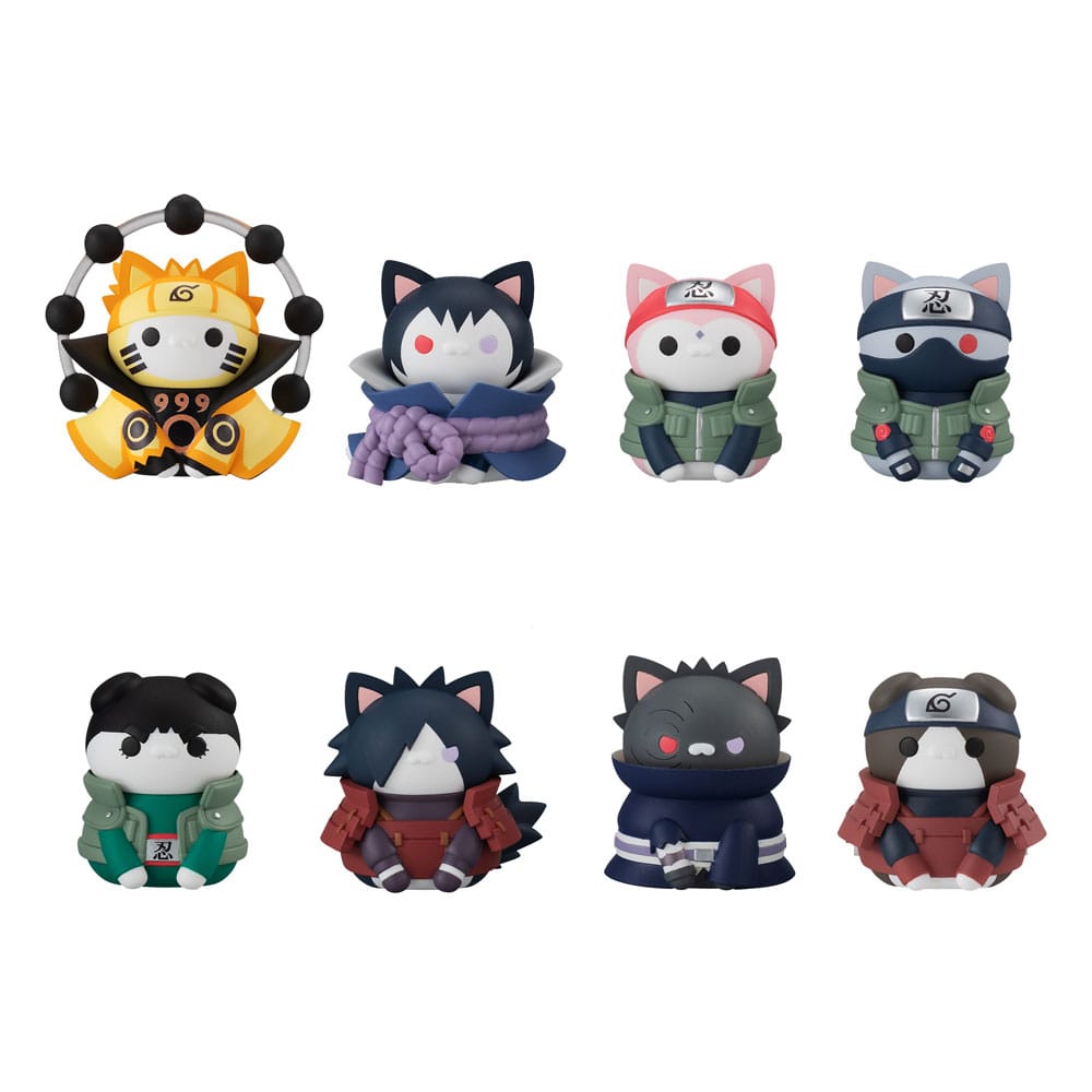 PRE ORDINE - Naruto Shippuden Mega Cat Project Trading Figure 3 cm Nyaruto! Last Battle Ver. Blind Box Assortment (8)