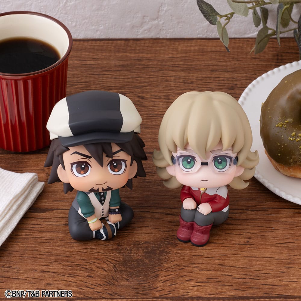 PRE ORDINE - Tiger & Bunny Look Up PVC Statues Kaburagi T Kotetsu & Barnaby Brooks Jr. Set (with gift) 11 cm