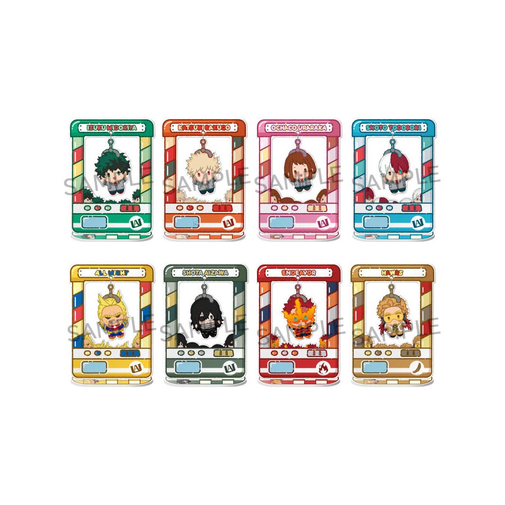 PRE ORDINE - My Hero Academia Acrylic Figure Chara Catcher 9 cm Blind Box Display (8)