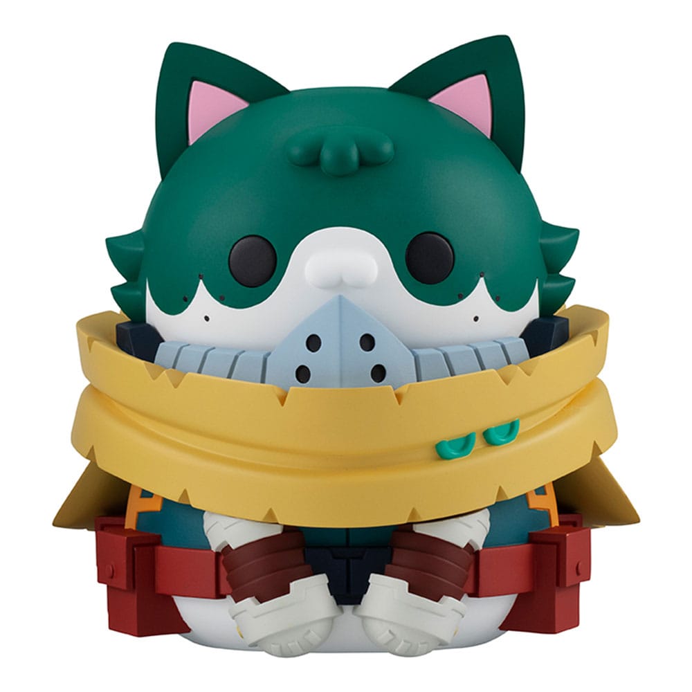 PRE ORDINE - My Hero Academia Mega Cat Project Nyanto! The Big Heroaca Cats Series Series Trading Figure Izuku Midoriya 12 cm