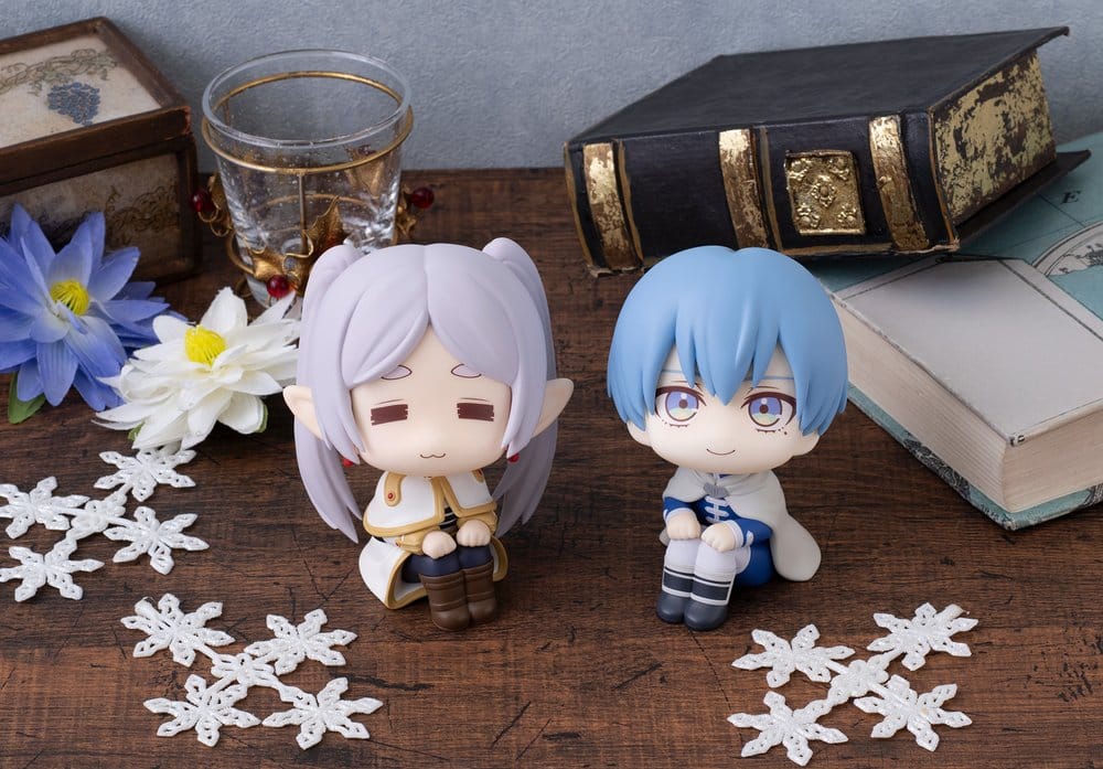 PRE ORDINE - Frieren: Beyond Journey's End Look Up PVC Statues Droopy Face Ver. & Himmel 11 cm (with gift)