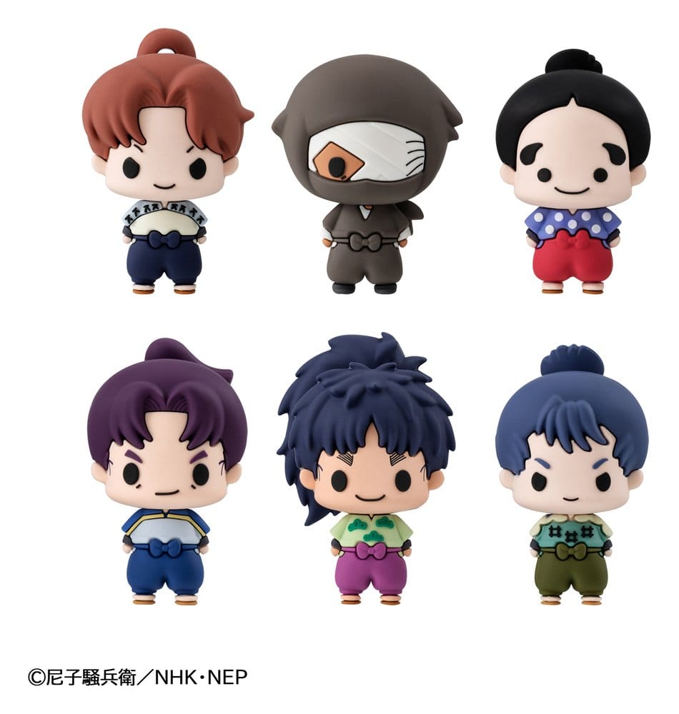 PRE ORDINE - Nintama Rantaro Chokorin Mascot Series Trading Figure Vol. 1 5 cm Blind Box Assortment (6)