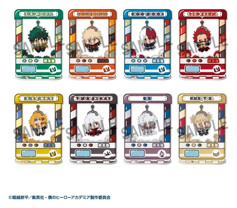 PRE ORDINE - My Hero Academia Chara Catcher Acrylic Figures 10 cm Vol.2 Blind Box Display (8) (Repeat)