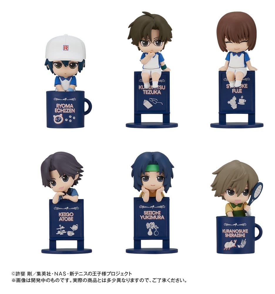 PRE ORDINE - The New Prince of Tennis Ochatomo Mini Figures Prince's Tea Time Again! 4 cm Blind Box Assortment (6)