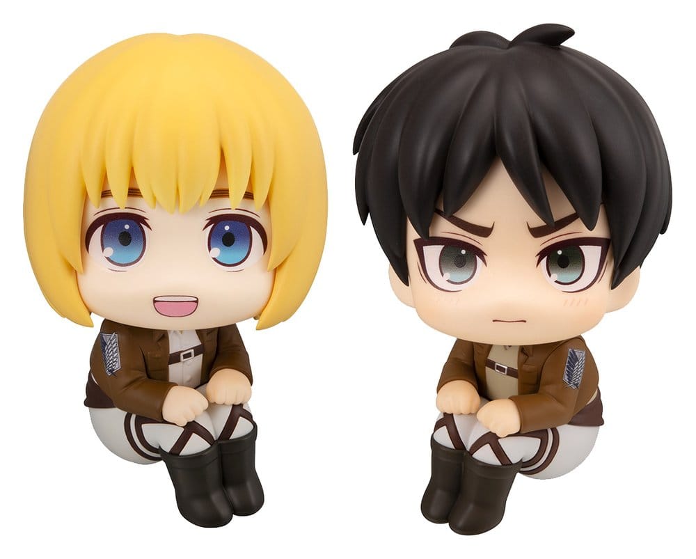 PRE ORDINE - Attack on Titan Lookup PVC Figures 2-Pack Armin Arlert & Eren Yeager Grumpy Ver. 11 cm (with gift)