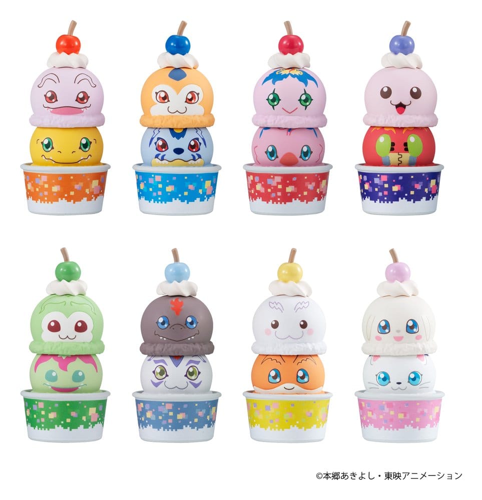 PRE ORDINE - Digimon Adventure Tsumichen Stack up & Change Minifigures 8-Pack 8 cm (with gift)