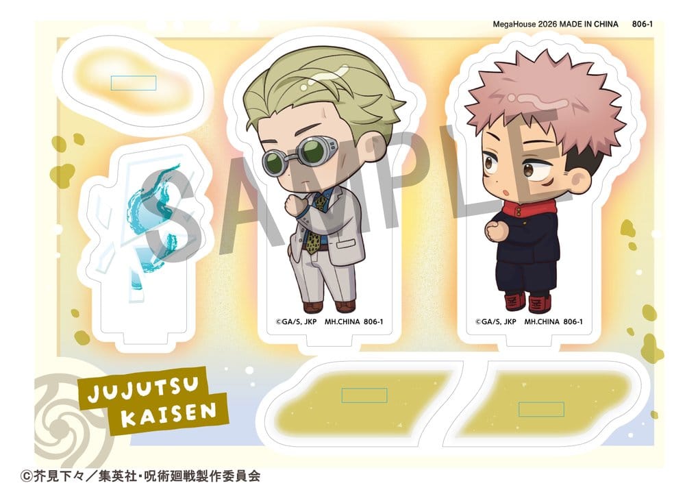 PRE ORDINE - Jujutsu Kaisen Buddycolle Acrylic Stand 5th Anniversary D Kento Nanami & Yuji Itadori 10 cm