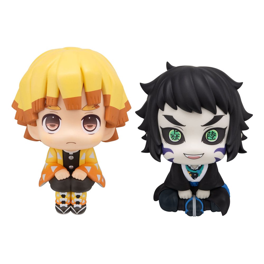 PRE ORDINE - Demon Slayer: Kimetsu no Yaiba Look Up PVC Figures 2-Pack Zenitsu Agatsuma Grumpy Ver. & Kaigaku 11 cm (with gift)