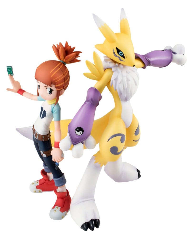 PRE ORDINE - Digimon Tamers G.E.M. Series PVC Figure Renamon & Ruki Makino 13 cm (Repeat)