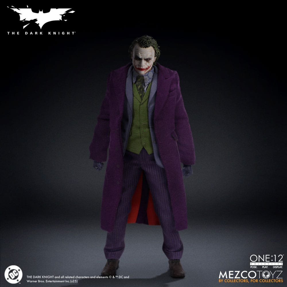 PRE ORDINE - The Dark Knight Action Figure 1/12 Joker 17 cm