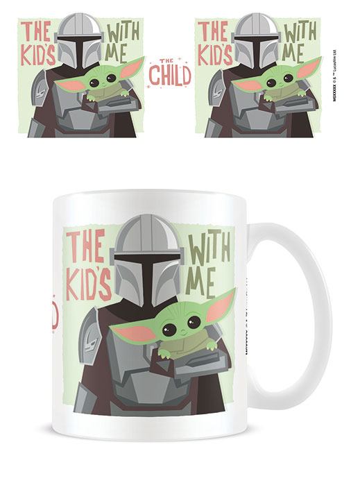 PRE ORDINE - Star Wars The Mandalorian Mug The Kids With Me