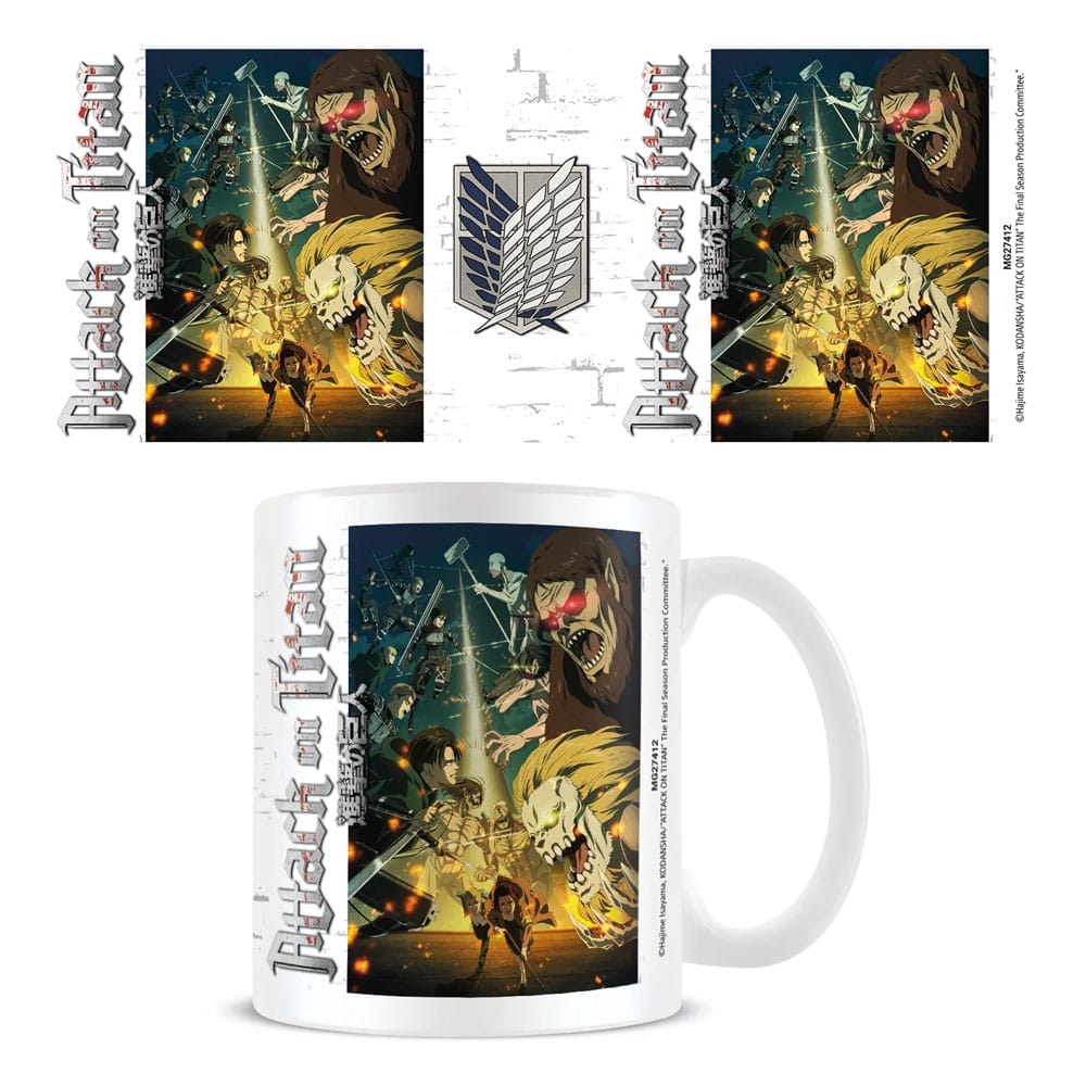 PRE ORDINE - Attack on Titan Mug Special Ops Squad vs Titans