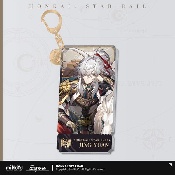 PRE ORDINE - Honkai: Star Rail Character Acrylic Keychain Jing Yuan 9 cm