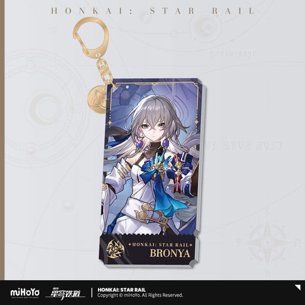 PRE ORDINE - Honkai: Star Rail Character Acrylic Keychain Bronya 9 cm