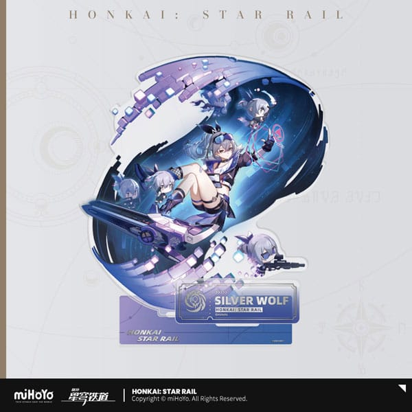 PRE ORDINE - Honkai: Star Rail Acryl Figure: Silver Wolf 17 cm
