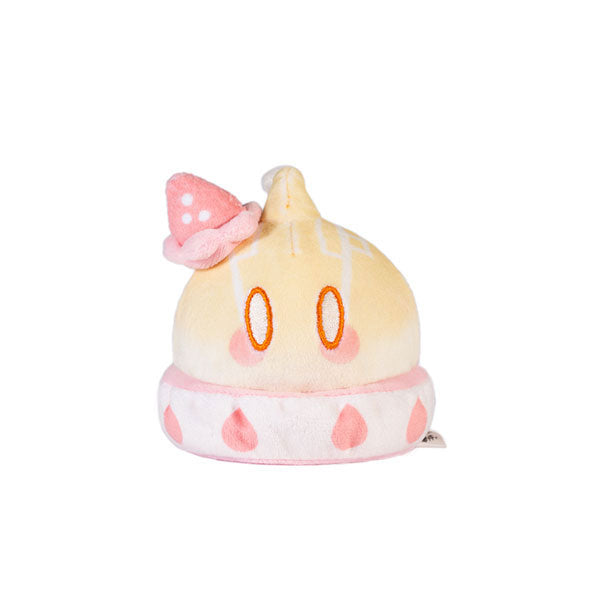 PRE ORDINE - Genshin Impact Slime Sweets Party Series Plush Figure Mutant Electro Slime Strawberry Cake Style 7cm