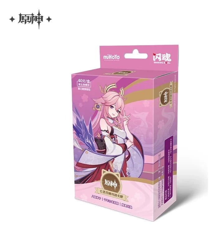 PRE ORDINE - Genshin Impact Trading Card Game Series 03 Pre-Build Starter Deck 05 Yae Miko *Chinese Version*