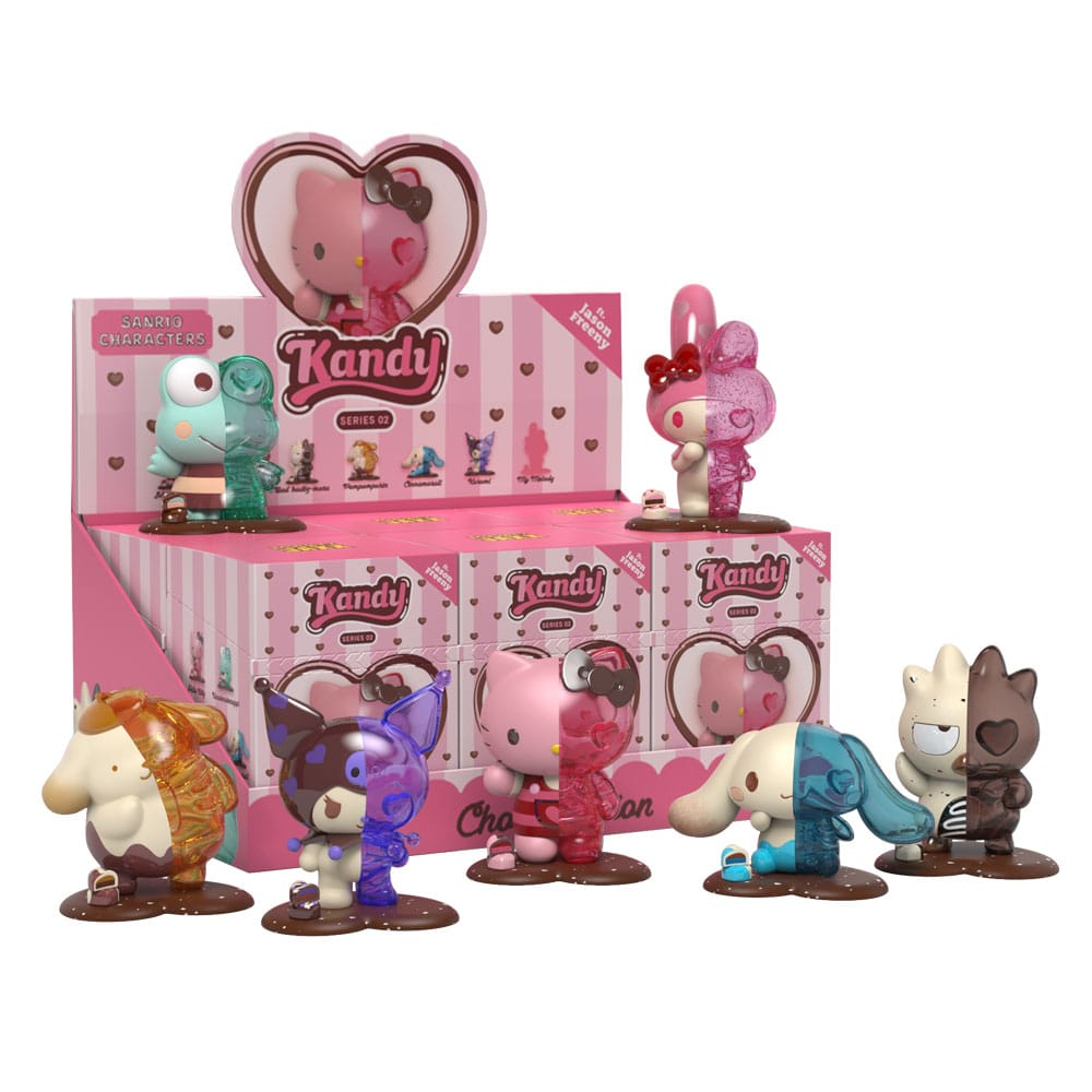 PRE ORDINE - Kandy x Sanrio Blind Box ft. Jason Freeny Collection Series 2 (Choco Ed.) Display (6)