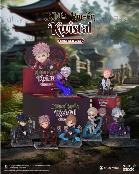 PRE ORDINE - Jujutsu Kaisen: Kwistal Fwendz - Battle Ready Series 4 inch Vinyl Figure Blind Box Assortment (6)