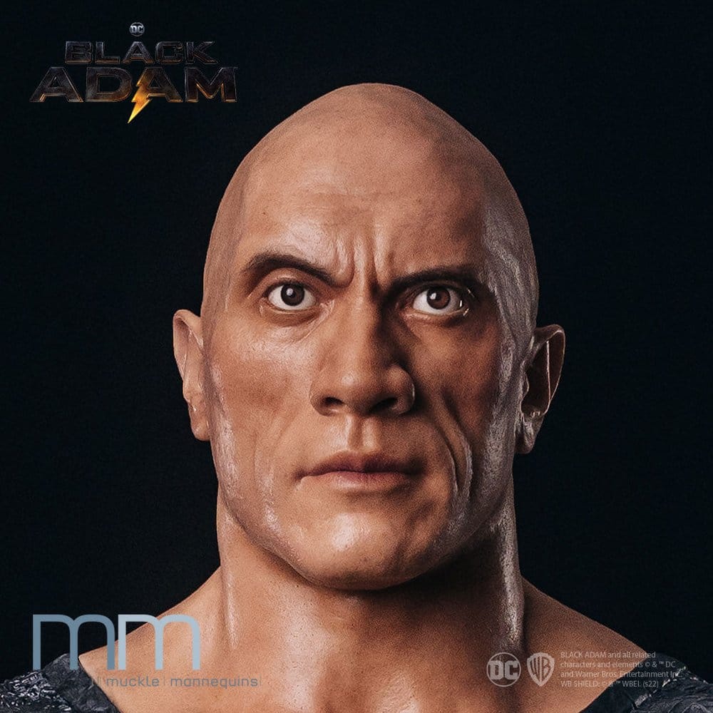 PRE ORDINE - Black Adam Life-Size Bust Silicone Head