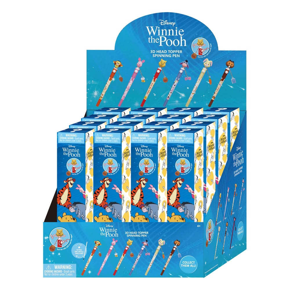 PRE ORDINE - Winnie-the-Pooh 3D Head Topper Spinning Pen
