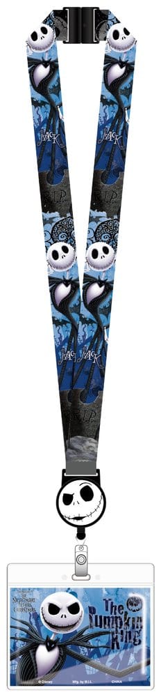 PRE ORDINE - The Nightmare Before Christmas Deluxe Lanyard with Card Holder The Pumpkin King