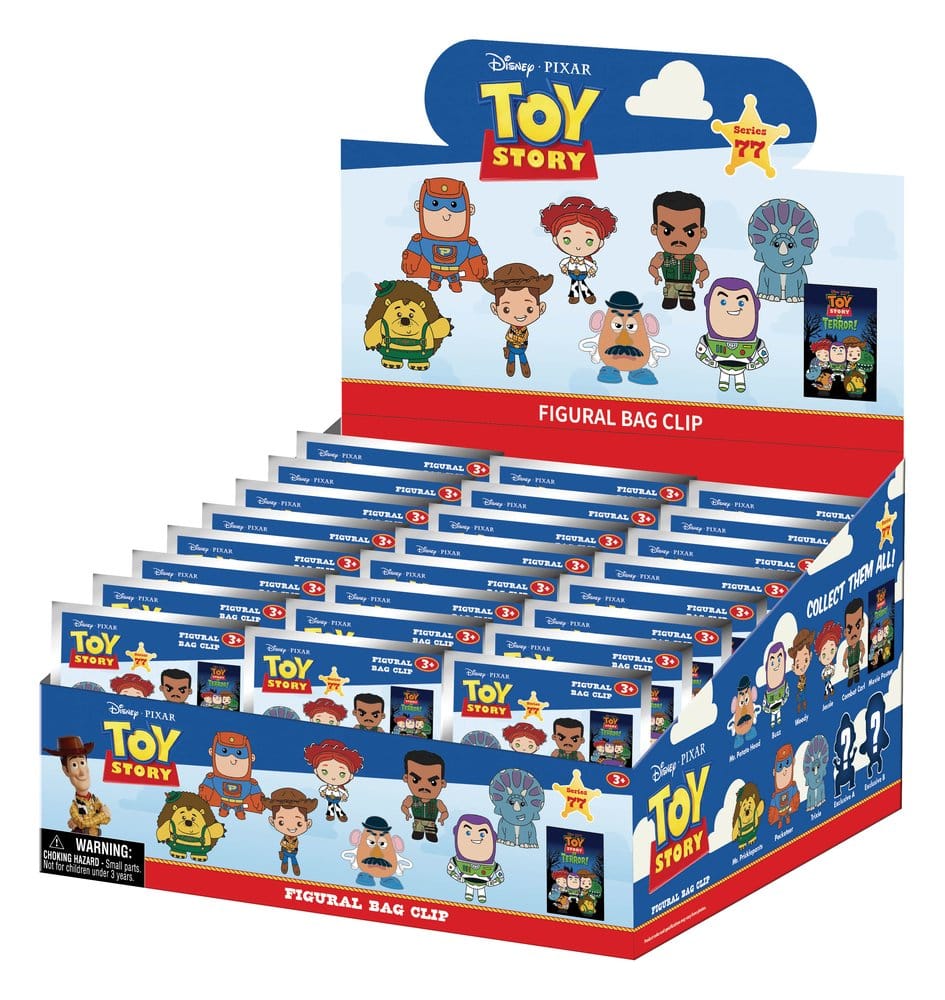 PRE ORDINE - Toy Story 3D PVC Bag Clips Series 79 Display (24)