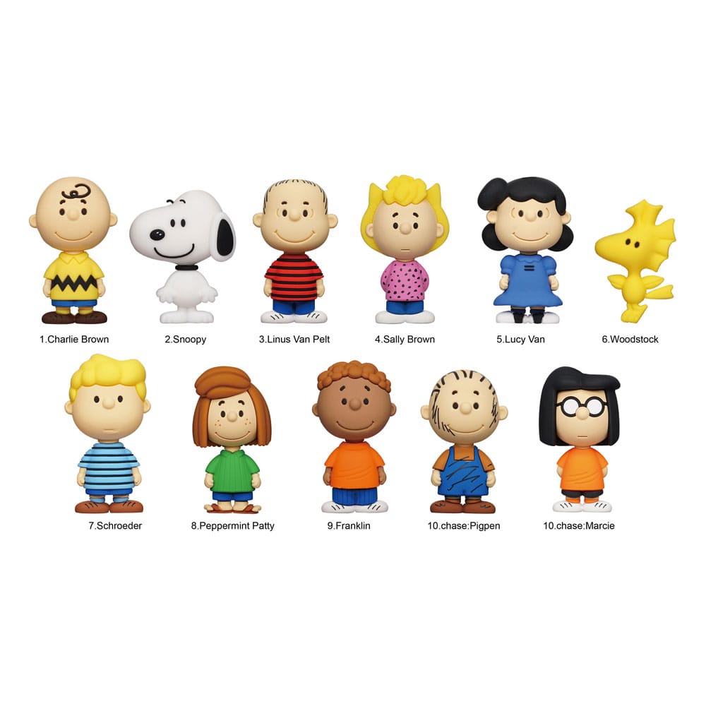 PRE ORDINE - Peanuts 3D PVC Bag Clips Snoopy Series 1 Display (24)