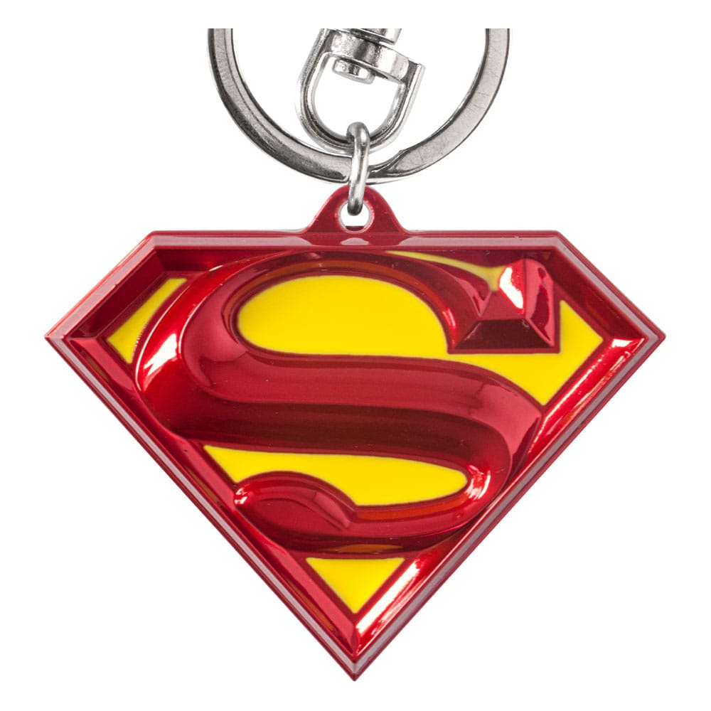 PRE ORDINE - DC Pewter-Keychain Superman Logo coloured