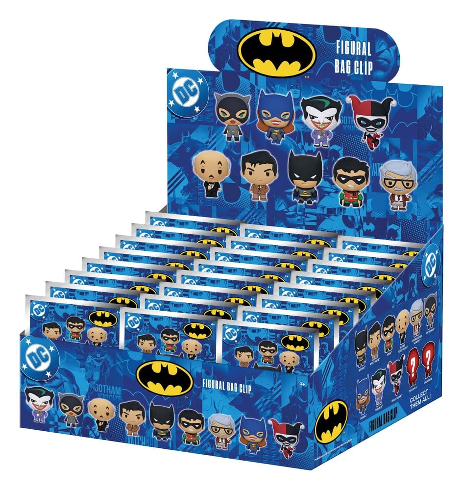 PRE ORDINE - Batman: The Animated Series 3D Foam Bag Clips Series 1 Display (24)