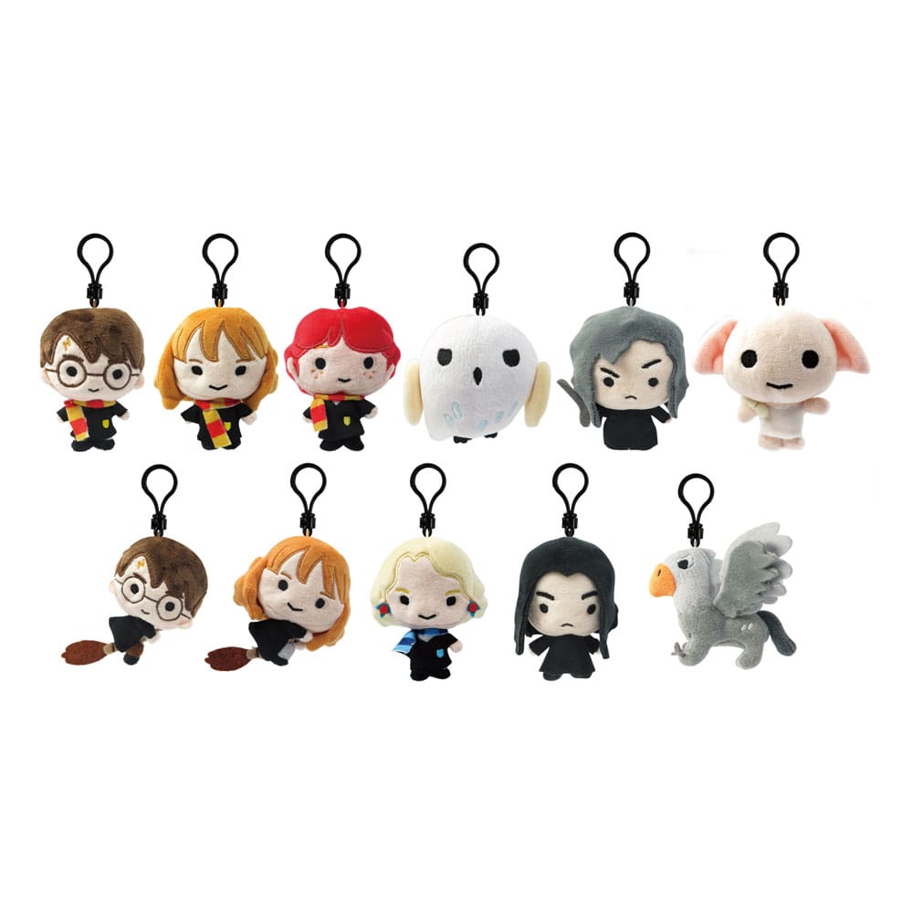 PRE ORDINE - Harry Potter Plush Bag Clips Display (24)