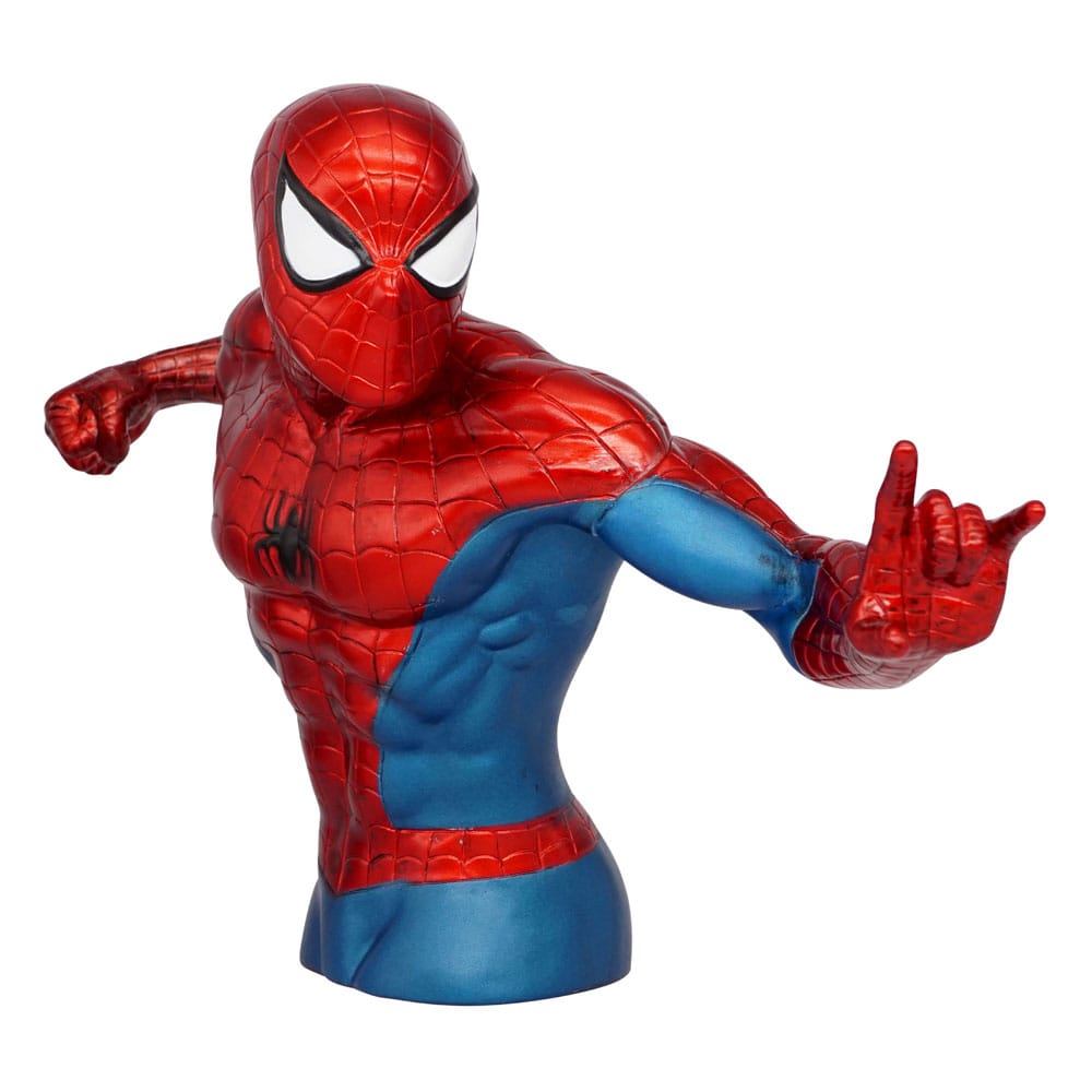 PRE ORDINE - Marvel Figural Bank Spider-Man (Metallic Version) 20 cm