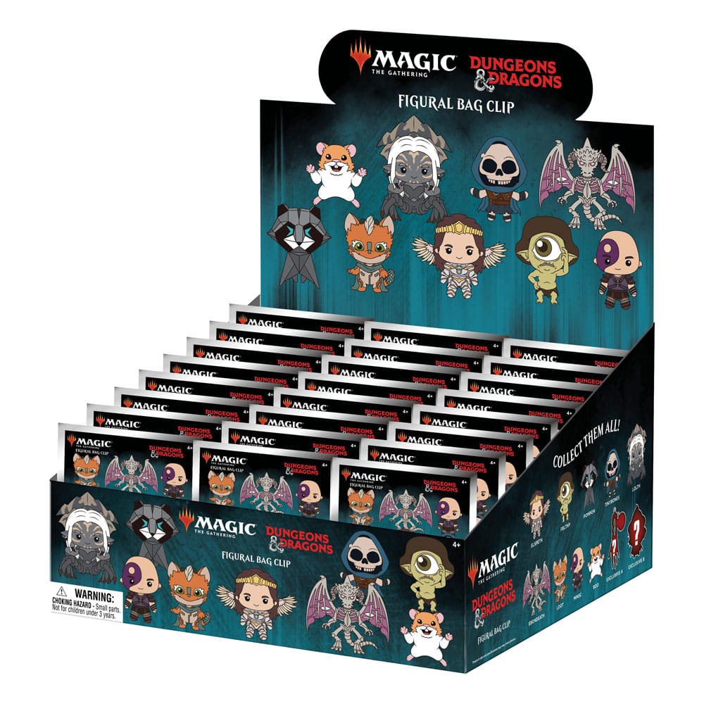 PRE ORDINE - Magic the Gathering 3D PVC Bag Clips Series 1 Display (24)